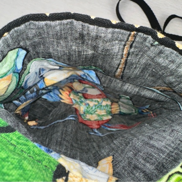 Local Design Hawaii Purse Womens Green Animal Print 3 Zippered Crossbody Bag - Picture 4 of 9